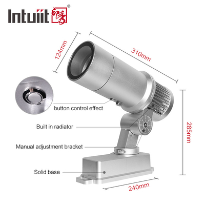 خارجية 60 واط شعار مخصص غوبو صورة مشروع IP65 خارجية تدوير LED الإعلانات مشروع ضوء