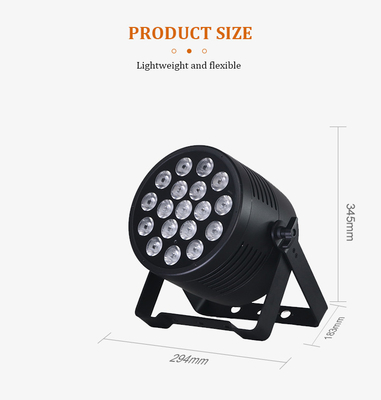 18pcs*20w Led Par Can Light مع Rgbwa+Uv متغير 6In1 لمتنزه DJ بار Stage