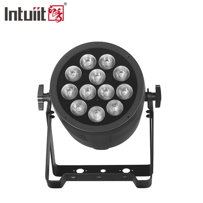 IP65 مضاد للماء في الهواء الطلق DJ مصابيح المرحلة 12x20W RGBWA UV 6in1 ألومنيوم LED Par دون ضوضاء ديسكو غسل تأثير مع DMX512