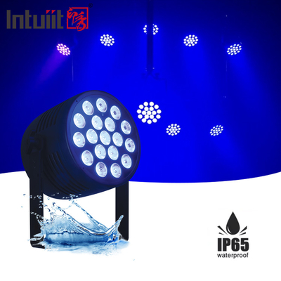 مضادات المياه الخارجية 18 * 20W RGBWA + UV LED Par Light LED Uplights
