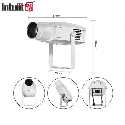 400 واط مضاد للماء IP65 LED GOBO Projector خارجية مبنى إشارة الضوء أربعة ألوان التبديل تأثير المياه إشارة الضوء