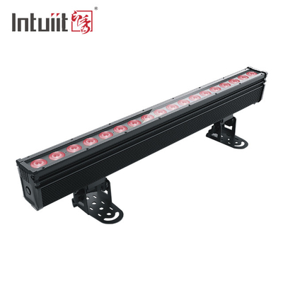 18 × 10W RGBW 4in1 مضاد للماء في الهواء الطلق LED غسل الجدار ضوء DMX مرحلة في الهواء الطلق Pixel LED Bar Lighting IP65 أضواء الإسقاط