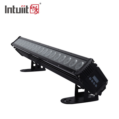 18 × 10W RGBW 4in1 مضاد للماء في الهواء الطلق LED غسل الجدار ضوء DMX مرحلة في الهواء الطلق Pixel LED Bar Lighting IP65 أضواء الإسقاط