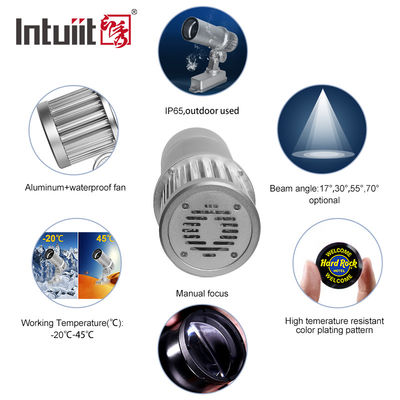 60W HD ضوء إعلانات تجارية مشرق شعار غوبو مصباح إعلانات LED خارجية مصباح إعلانات