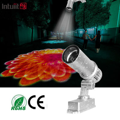 مضاد للماء IP65 شعار غوبو مشروع ضوء عيد الميلاد في الهواء الطلق 60w LED غوبو شعار مشروع ضوء الإعلانات في الهواء الطلق