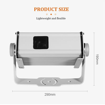 RGBW ضوء شجرة LED ملون DMX512 ضوء النور الديناميكي النجومية السماء النجمية ليزر الإسقاط المصباح الخارجي الحديقة المناظر الطبيعية الغلاف الجوي