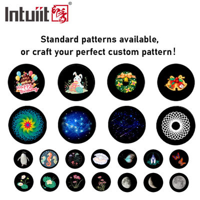 100 واط مقاوم للماء IP65 في الهواء الطلق داخلي مخصص الإعلان Gobo Led ضوء جهاز عرض الشعار