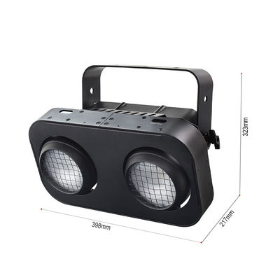 2-عين IP65 أبيض دافئ/كهرماني/RGB 200 واط LED جمهور COB ضوء حاجب للدي جي حفلة موسيقية حدث مسرح إضاءة
