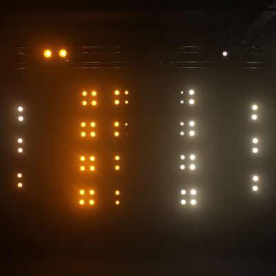 أضواء كاشفة مقاومة للماء 4 عيون ضوء كاشف للمسرح 4x90 واط Dmx512 Led جمهور Cob ضوء كاشف