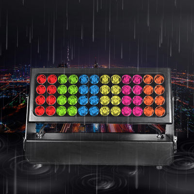 Factory Wholesale 2000W LED Flood Light Outdoor IP65 48x40W RGBW 4in1 Architectural Wash Light  for City Beautification Project