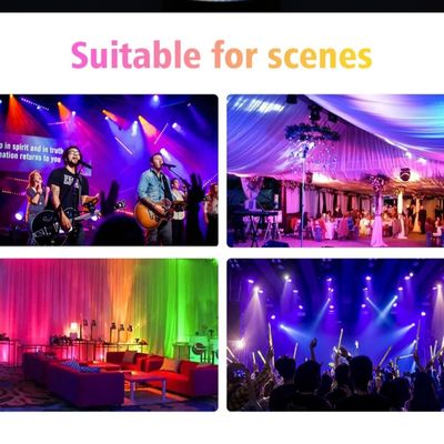 60x12W RGBW 4in1 Led par light Dj stage حفل زفاف dj disco led wash