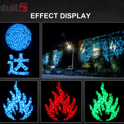 400w Led Outdoor Ip65 Water Ripple Gobo Projector Ocean Ripple Led Water Wave Light تأثير أضواء المسرح