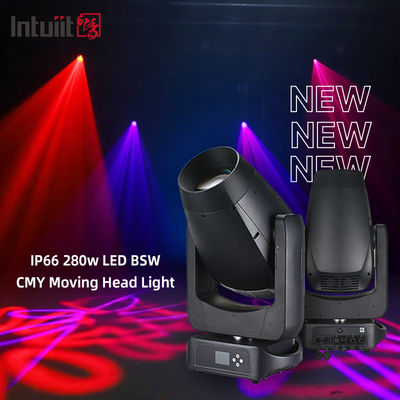 IP66 شعاع / بقعة / غسل BSW 280w CMY LED رأس متحرك شعاع غسل بقعة ضوء ديسكو ضوء المسرح