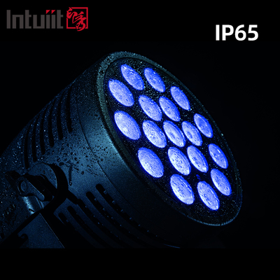 18x20 مقاوم للماء DMX Led Par يمكن RGBWA UV للمسرح في الهواء الطلق حفلات العرس العرض الأحداث