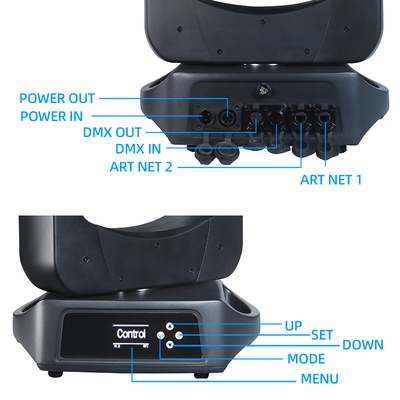 2025 BSW 280W LED Head Moving Stage Light DMX512 Beam Spot Wash 3in1 لـ DJ Disco Show CMY