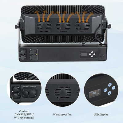 IP65 40x10W RGBW LED City Stage Light إشارة المبنى في الهواء الطلق الإضاءة المعمارية للفيضانات