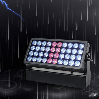IP65 40x10W RGBW LED City Stage Light إشارة المبنى في الهواء الطلق الإضاءة المعمارية للفيضانات