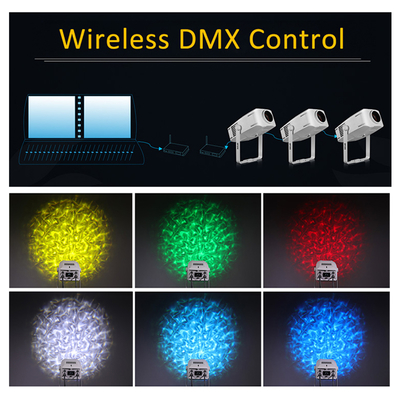 200w Led Outdoor Ip65 Water Ripple Gobo Projector Ocean Ripple Led Water Wave Light تأثير الضوء على المسرح