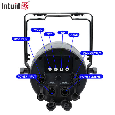 Outdoor IP65 Waterproof 12x20W RGBWA UV 6 in 1 LED Par Light Professional DMX DJ Stage Lighting Wash Uplight for Disco Wedding Show