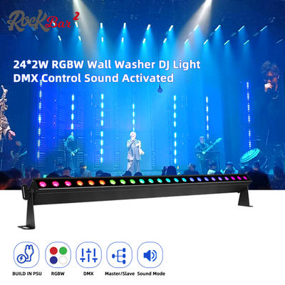 24*2W RGBW 4in1 LED غسالة الحائط