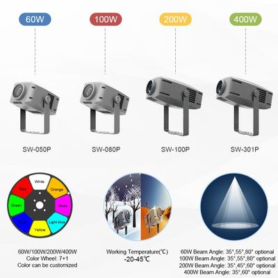 ضوء تموجات المياه الأزرق المحيطي LED خارجي 60 واط لمعرض الفندق والممر