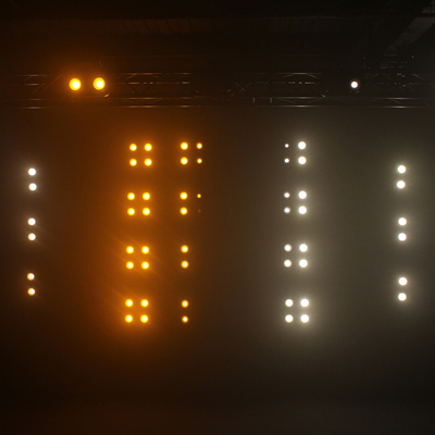 4X90W 4 عيون LED كوب العمياء الضوء أمبر الدافئ الأبيض 2In1 Ip65 مقاوم للماء مصباح المسرح LED