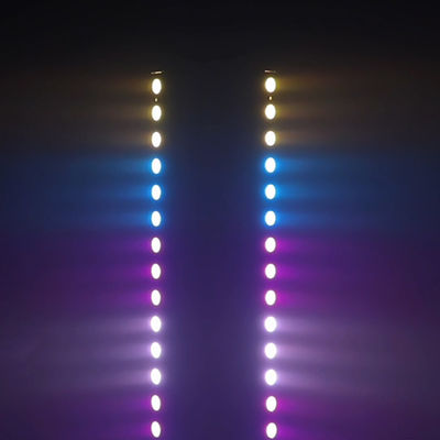 12*2 واط 4 في 1 IP65 مصابيح LED غسيل بار تعمل بالبطارية RGBW أضواء إسقاط تأثير الحزمة