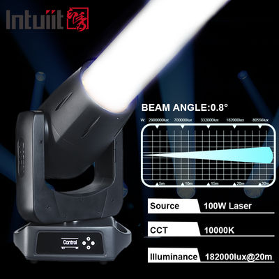 2025 Pro IP66 100W ليزر متحرك رئيسي ضوء خارجي مقاوم للماء شعاع ضوء المرحلة DMX DJ معدات الإضاءة