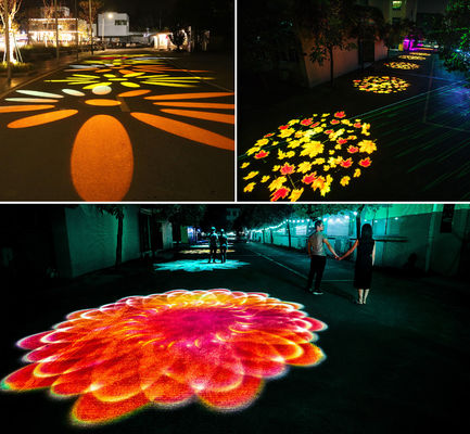 200W ZOOM 10-30degree Exterior Outdoor Waterproof LED Gobo Logo Image Advertising Rotary Projection Projector