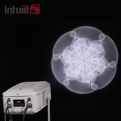 400 واط RGBW LED مخصص شعار غوبو جهاز عرض ضوئي IP65 مقاوم للماء دوار Led شعار جهاز عرض ضوئي للخارج