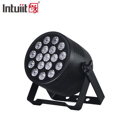 IP65 أضواء LED خارجية - 18x20W RGBWA UV 6in1 ضوء مسرح DJ مقاوم للماء صوت نشط دعم RDM تلقائي ودعم DMX التحكم أضواء عالية للزفاف عيد الميلاد الموسيقى الضوء العرض الحفلات الإضاءة المسرحية