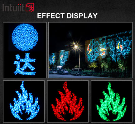 400 واط للخارج IP65 LED Logo Gobo Projector ضوء تأثير موجة المياه للإعلانات مقاوم للأحوال الجوية