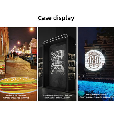 إضاءة LED خارجية مقاومة للماء بقوة 60 واط IP65، جهاز عرض Gobo دوار لحفلات الزفاف والهالوين والكريسماس، إعلانات وشعارات مخصصة