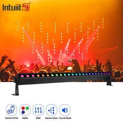 24X2W 4in1 RGBW ضوء غسالة الحائط LED ضوء شريط LED الطويل DMX 512