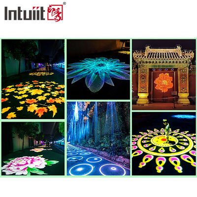 100W مضاد للماء في الهواء الطلق LED Gobo Projector DMX512 شعار التحكم المشروع IP65 مضاد للماء Gobo Light