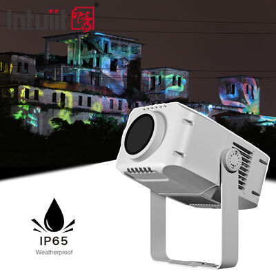 مصباح LED 100W Gobo Projector Light ، IP65 مقاوم للماء للشركات التجارية التجارية الإعلانات الزفاف المرحلة المصنع علامة تحذير داخلية خارجية