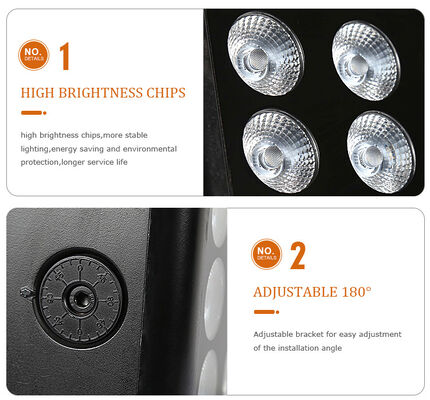 LED IP65 للخارج مقاوم للماء 80w RGBW 4in1 غسل مدينة ألوان الأضواء DMX512/تحكم تلقائي لدي جي ديسكو نادي الحفلات