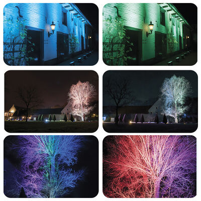 LED 40X10W RGBW 4 في 1 غسالة الحائط الخارجي المقاوم للماء غسالة الحائط المناظر الطبيعية مصباح LED مصباح LED غسالة الحائط مصباح الوقود