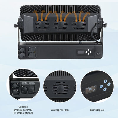 400W RGBW 4-in-1 IP65 أداة غسل الجدران الخطي LED للخارج قوة عالية DMX512 غسل الضوء للمبنى والجسر والإضاءة المعمارية واسعة النطاق