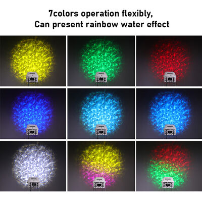 جهاز عرض تأثير موجة الماء خارجي IP65 | مصباح LED RGBW، خيارات من 60 واط إلى 400 واط، DMX512، ضوء تموج متحرك للواجهات والحدائق