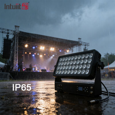 IP65 طاقة عالية إضاءة المسرح الخارجي 40X10W RGBW 4in1 LED غسيل الحائط الضوء الألومنيوم دي جي ديسكو DMX التحكم
