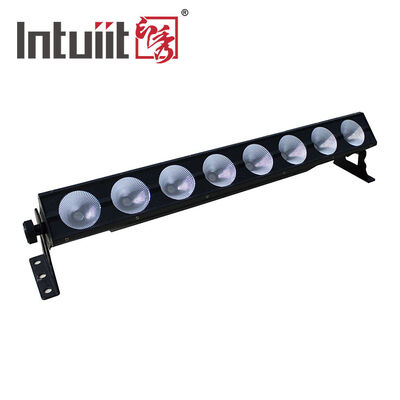 إضاءة مسرح LED RGB بقوة 8*15 واط، إضاءة بار DJ ستروب للحفلات، إضاءة غسيل حائط 3 في 1 للاستخدام الداخلي مع تحكم DMX وتشغيل تلقائي للكنائس، حفلات الكريسماس، حفلات الزفاف، والرقص