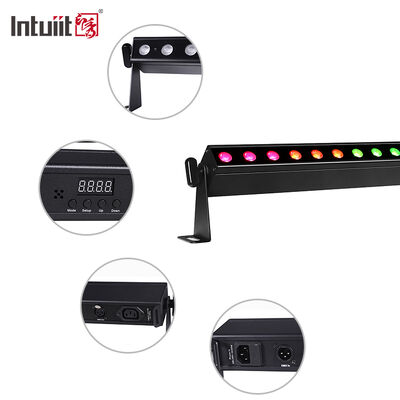 المهنية 9 درجة ضيقة شعاع LED غسالة الحائط 24x2W RGBW 4in1 DMX512 الداخلية خطية غسل ضوء شريط للمسرح الحدث