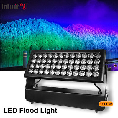 المهنية في الهواء الطلق IP65 مقاوم للماء 1500 واط RGBW 4-in-1 LED الجدار غسالة الكاشف لإضاءة المناظر الطبيعية للمدينة المعمارية