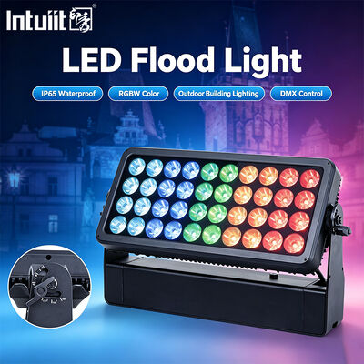 400W RGBW 4-in-1 IP65 أداة غسل الجدران الخطي LED للخارج قوة عالية DMX512 غسل الضوء للمبنى والجسر والإضاءة المعمارية واسعة النطاق