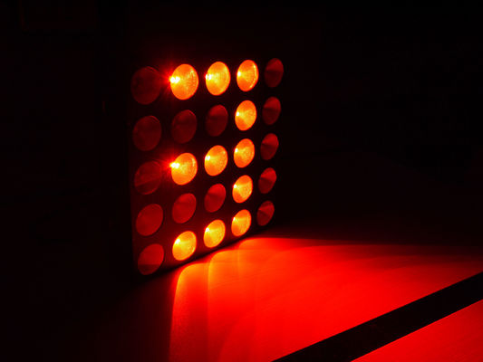100V المرحلة LED تأثير ضوء مصفوفة 5x5 Blinder Pixel Control 25x10w RGB Tri Color Led Dot DMX Stage Light