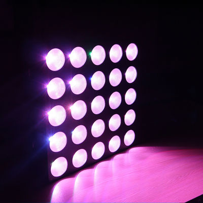 بنفايات LED Blinder بكسل 25 قطعة 10 واط 4 في 1 RGBW COB مصفوفة 5x5 Dmx ملهى ليلي ديسكو أضواء المسرح