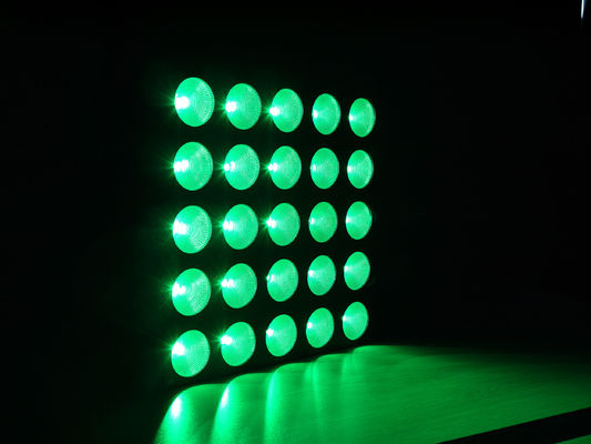 100V المرحلة LED تأثير ضوء مصفوفة 5x5 Blinder Pixel Control 25x10w RGB Tri Color Led Dot DMX Stage Light