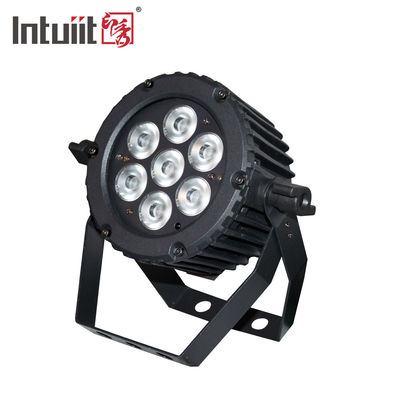 سبائك الألومنيوم LED الاسمية يمكن أن أضواء المرحلة 3/6 / 7CH DMX لإضاءة الحدث المهنية
