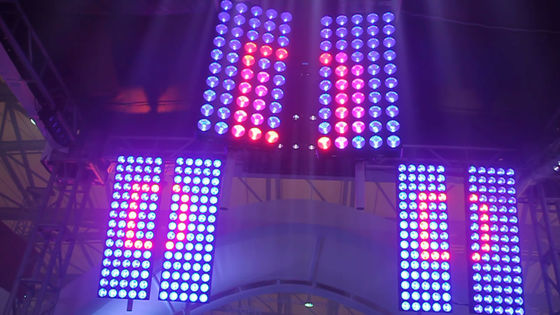 25x10W RGBW COB بقيادة مصفوفة بليندر ضوء ل DJ ليلة نادي إضاءة المسرح